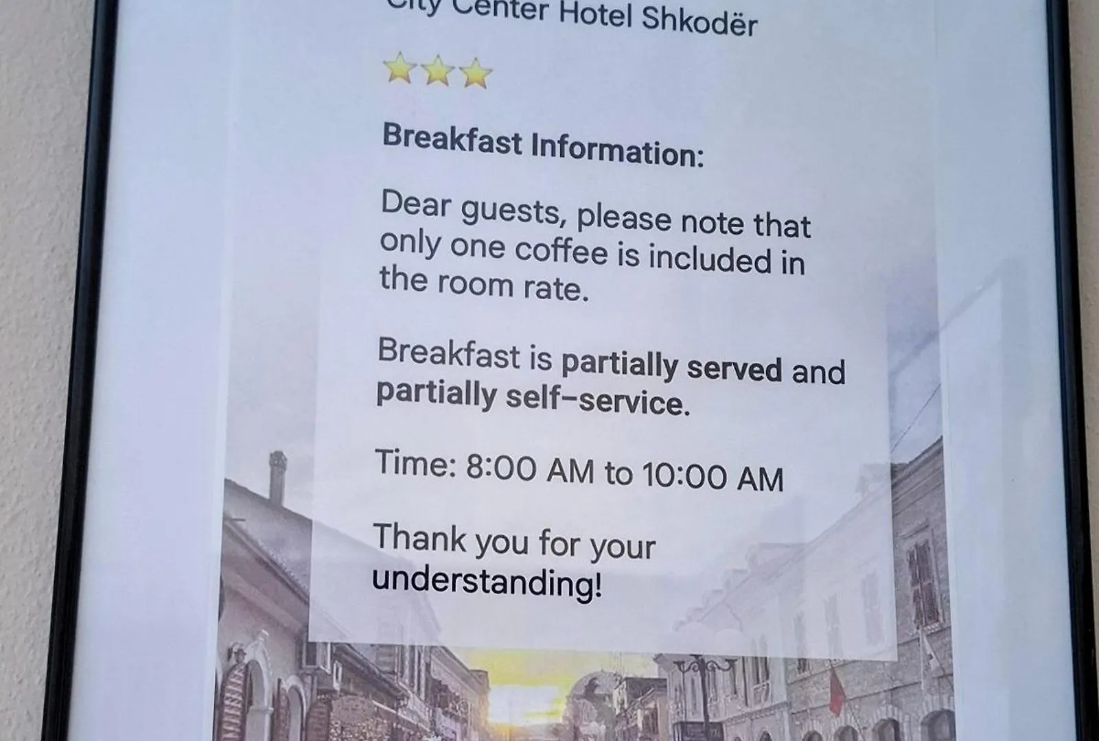 Citycenterhotel Σκόδρα Αλβανία